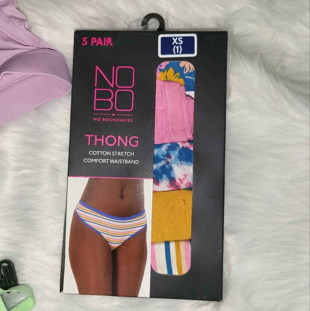 JoyLab Purple Bralette and No Boundaries Blue Lace Bra Set Bundle
